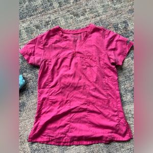 Grey’s Anatomy Pink Scrub Top SMALL